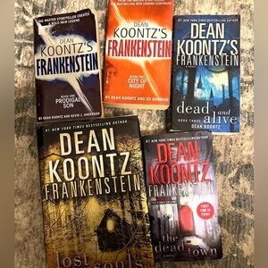 Dean Koontz Frankenstein Series 4 Paperback, 1 hardcover. Set of 5